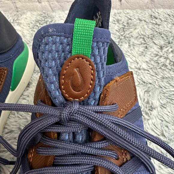 OluKai Mio Li Men's Athletic Shoes Navy Blue Green Size 10 - Picture 4 of 9